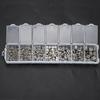 260pcs Jewelry Accessories Antique Spacer Bead Alloy Tube Spacer Bead Kit Silver Metal Spacer Bead Jewelry Making