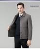 Men's 2025 Thickened Wool Business Casual Jacket with Detachable Down Liner