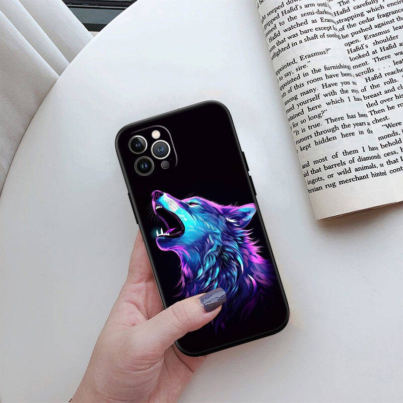 MH148 Animal Wolf Phone Shell Case for iPhone 7 8 11 12 13 14 15 16 17 16E XS Pro Max XR X SE Air