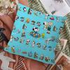 Cartoon SSnoopys Pillow Cushion Cover Pillowcase Living Room Sofa Home Decor Customized