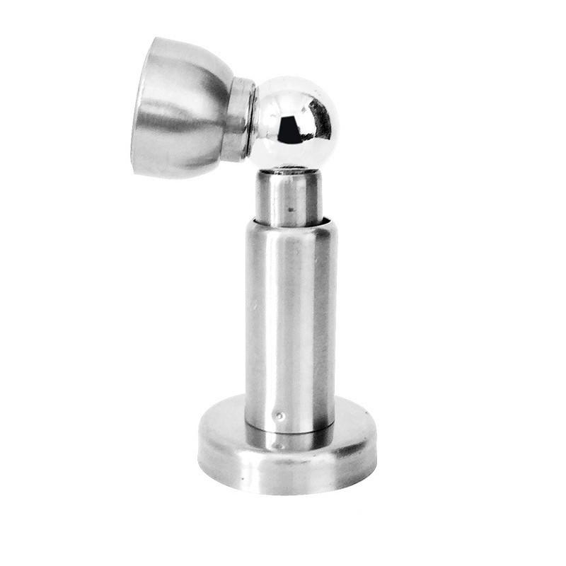 Premium Stainless Steel Adjustable Door Stopper Invisible Wall Mounted For Bathroom Bedroom