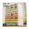 Face Towel Greedy Sweets Pattern Set 10 Mixed Approximately 3480cm Absorbent.