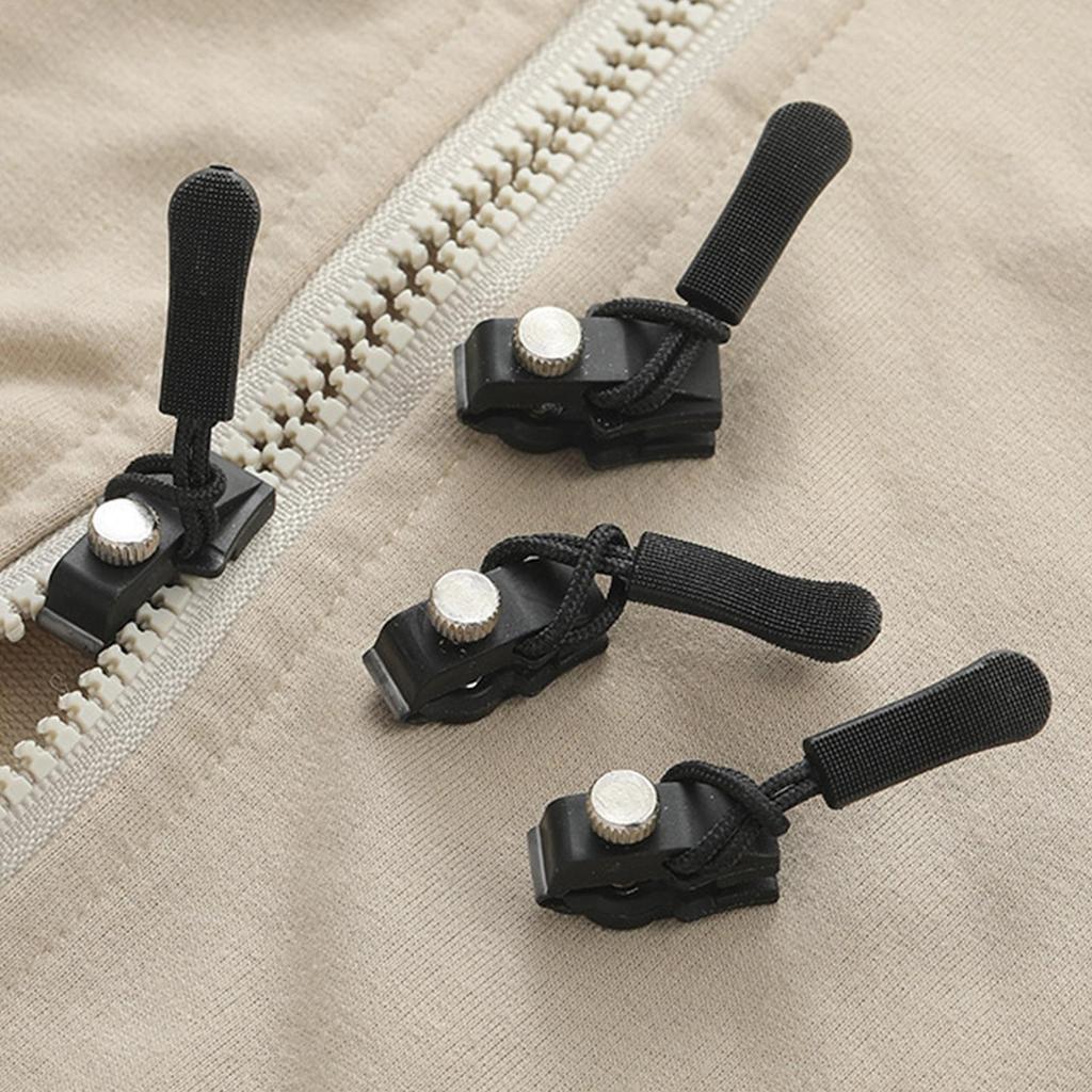 3 Stück Universelles Reißverschluss-Reparaturset Sofortige Reparatur Ersatz-Reißverschlusszähne Schieber Zipper Puller für Jacken Taschen Mäntel Bekleidung Zubehör