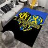 FC Saarbrücken Herz Logo Teppich geeignet als rutschfeste Matte für das Wohnzimmer oder Schlafzimmer Sofa