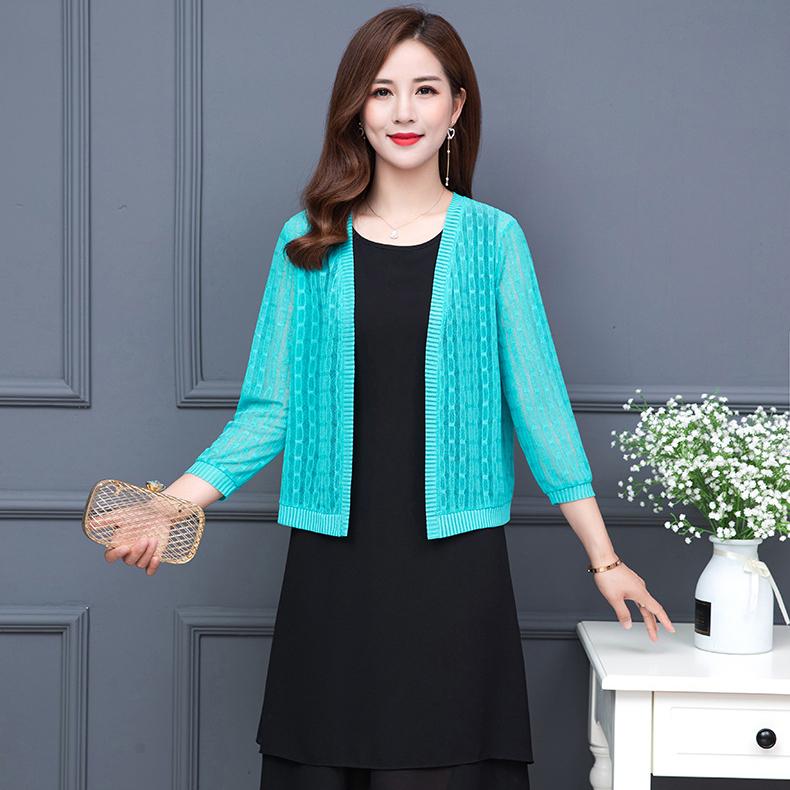 Short Lace Cardigan Summer Thin Jacket Sun Protection Shirt Air-conditioned Shirt Shawl