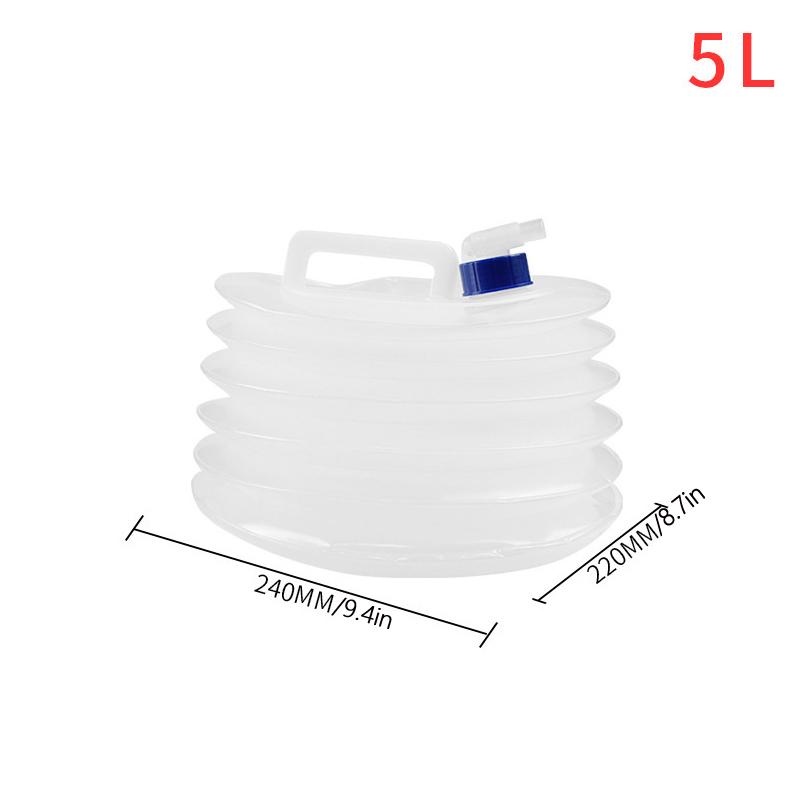 

Складной контейнер для воды 5/10/15 л, многофункциональный, большой емкости для кемпинга, с краном, резервуар для воды