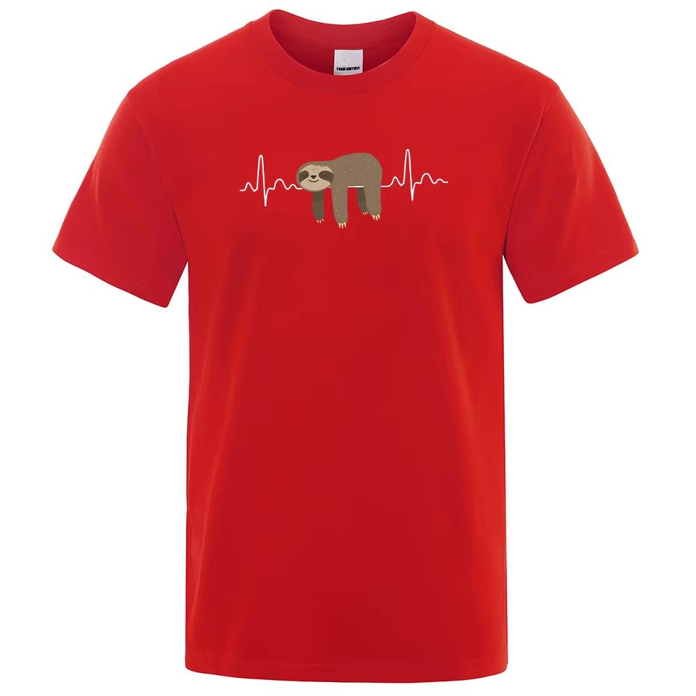 Sloth Lay on The Belly Print Unisex T Shirt Round Neck Soft T Shirt Comfortable SX3XL T Shirt Oversized Casual T Shirt Unisex
