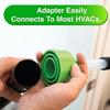 Plastic AC Condensate Drain Unclogger Universal Vacuum Unclog Connector Tool  Cooling System