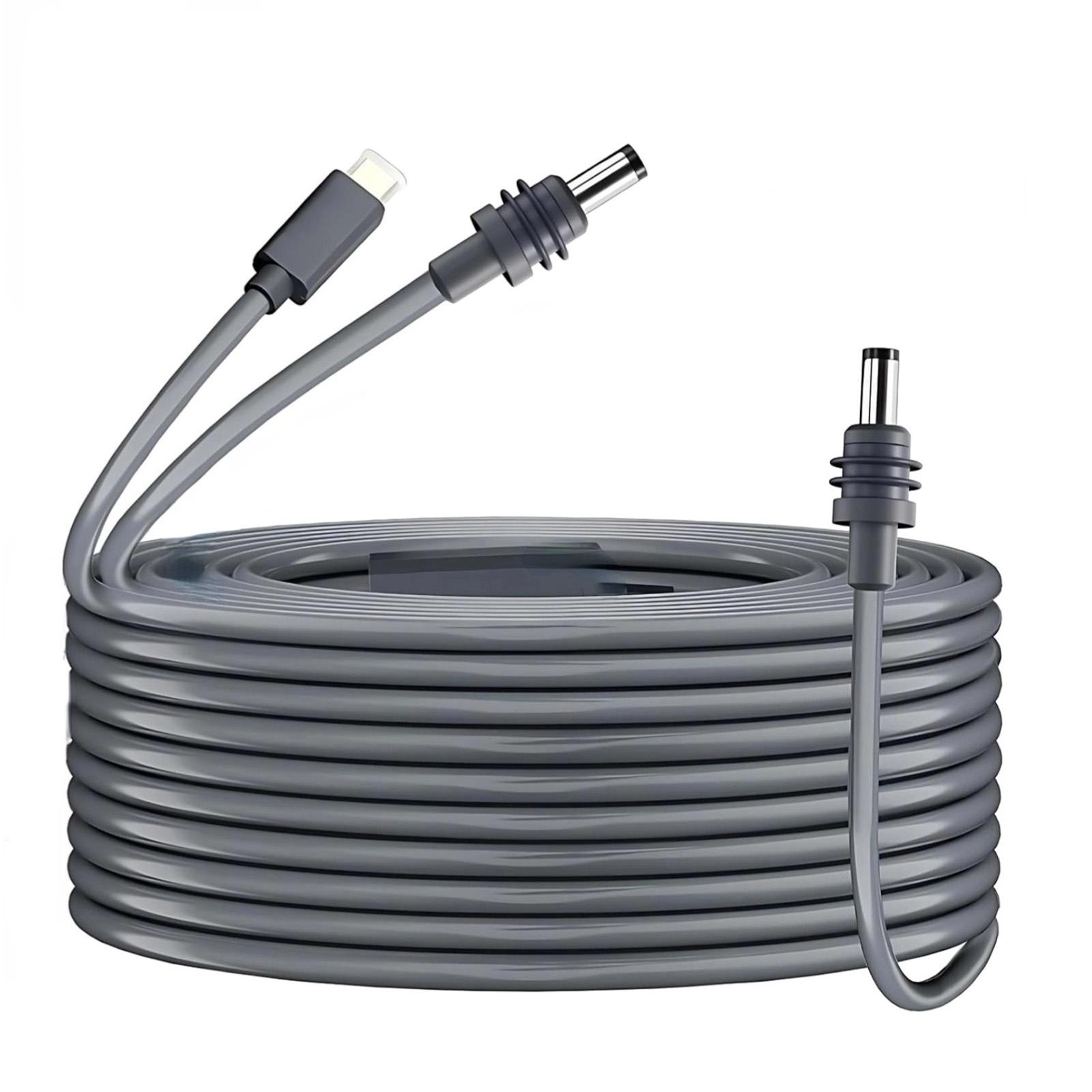 

Satellite DC Power Cable 3.28FT Length 18AWG 2 In1 DC Type C Water Proof Satellite Replacement