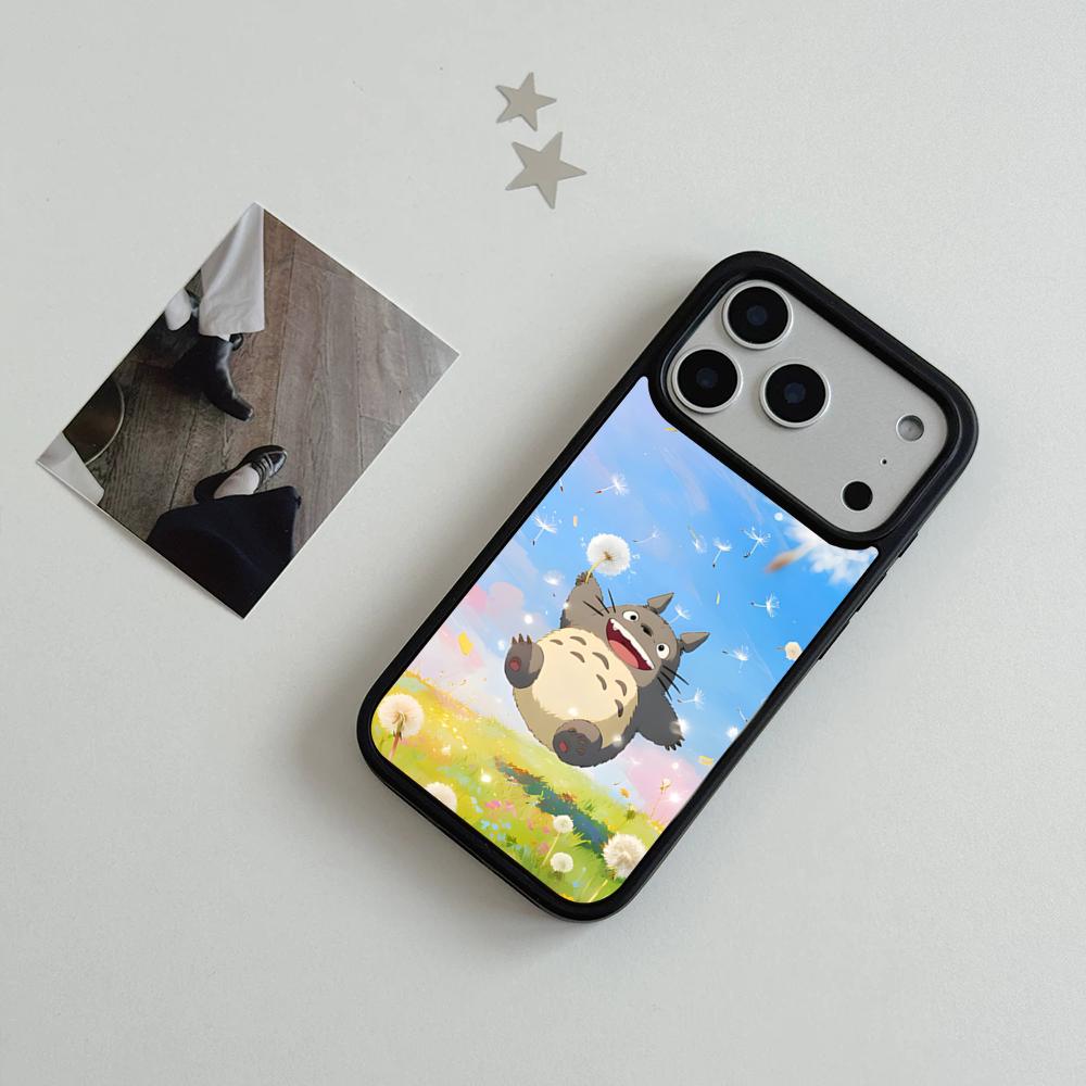T-Totoro C-Cute Anime Phone Case For IPhone 17 Air 16 15 14 Plus 13 12 11 Pro Max Dual Tone Hard PC Fashion Protective Cover