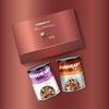 PUREHEART Valentinstags-Geschenkkorb für Ihn & Sie | Premium Trockenfrüchte & Studentenfutter Geschenkbox mit Studentenfutter & Süßer Nussmischung (454g Jedes)