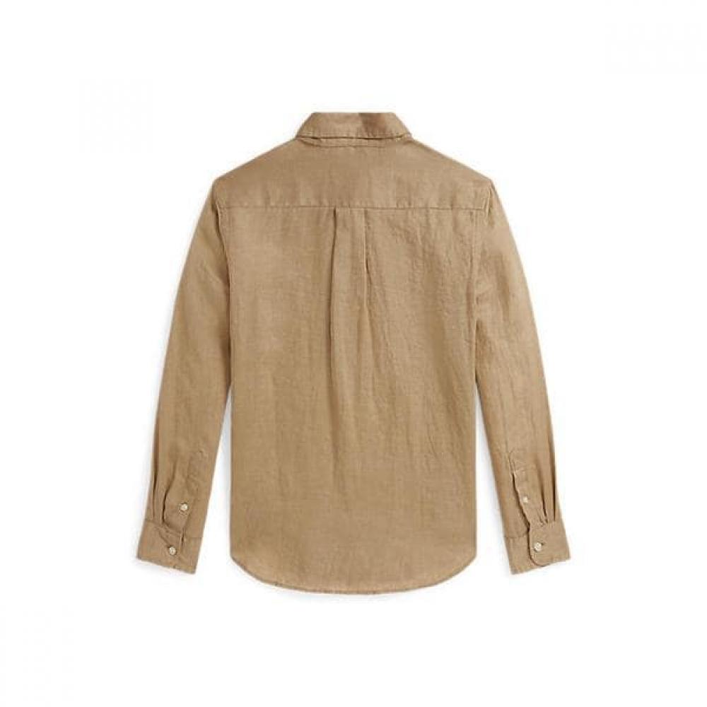 Polo Kids Boys 8 18 Year Old Linen Shirts  Cwpowovy6820615260 