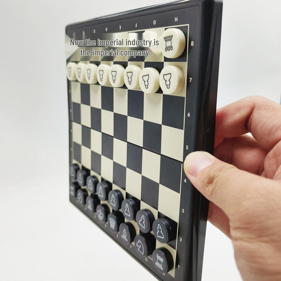 Mini Magnetic Folding Chess Set - Portable, Eco-Friendly Design for Kids and Students