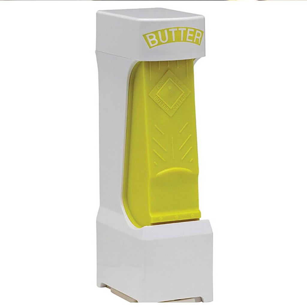 Butter Cutter Cheese Dispenser Divider Stick Butter Cutter With Stainless Steel One Click Yellow Storage Kitchen Tools Butter Kitchen