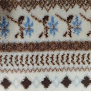 Factory in Stock 100% Polyester Wheat Ear Printed Fleece Fabric for Coat Garmentblanket коричневый