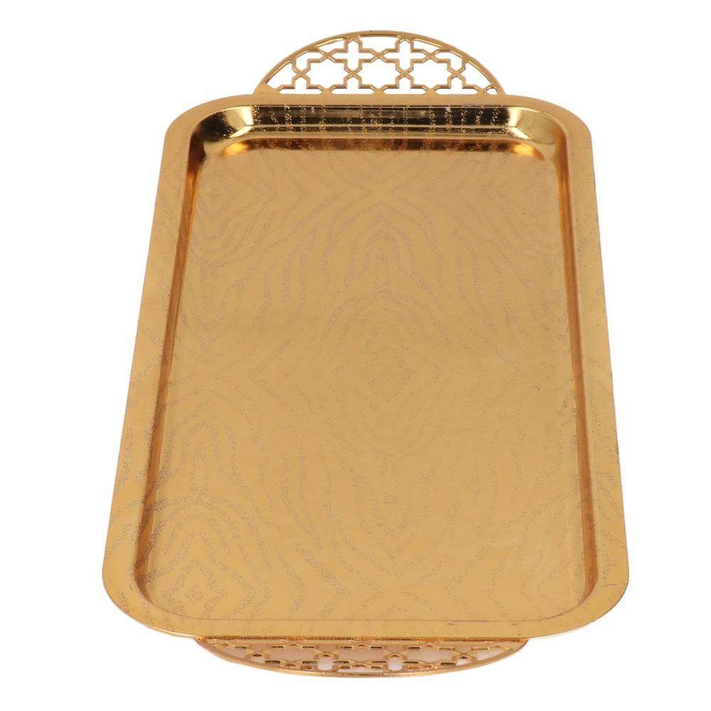 Rectangular Tea Cup Tray Star Handle Storage Tray Serving Trays Fruit Tray Wedding Decoration