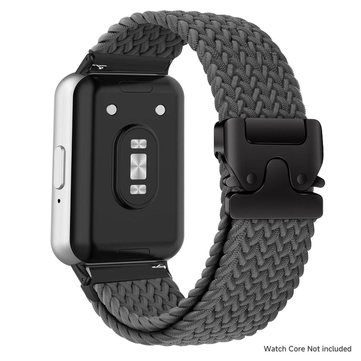 Нейлоновый ремешок для браслета Samsung Galaxy Fit 3, регулируемый плетеный ремешок-петля соло на замену для ремешка часов Samsung Fit 3 for Galaxy Fit 3