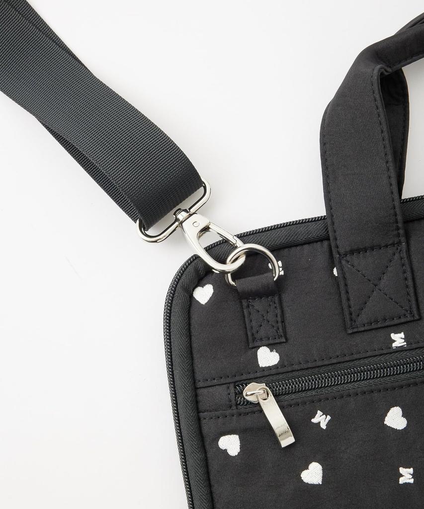 Milkfed Heart Embroidery PC Bag