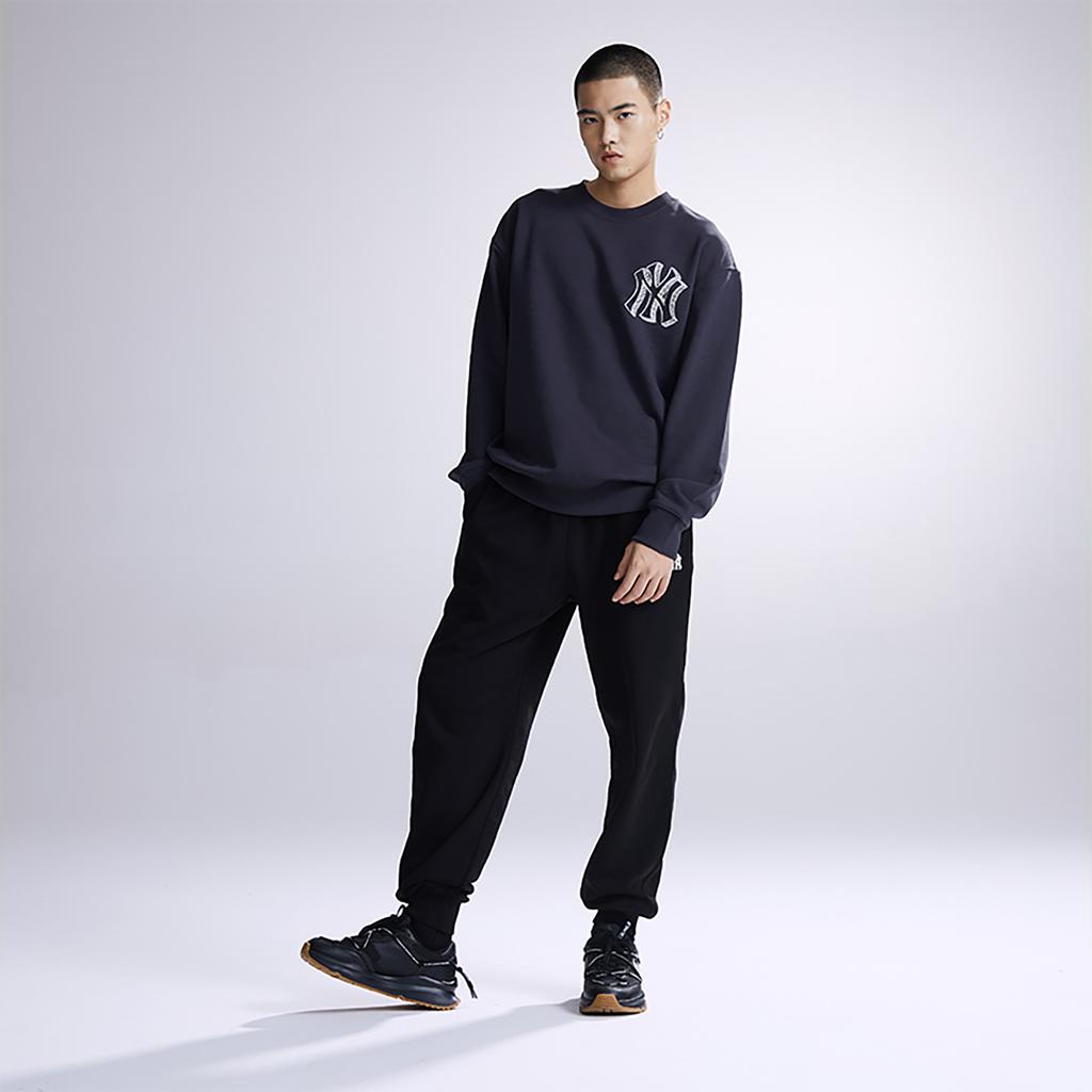 New MLB Sweatshirt Unisex Charcoal Gray 3AMTB0434-50CGS