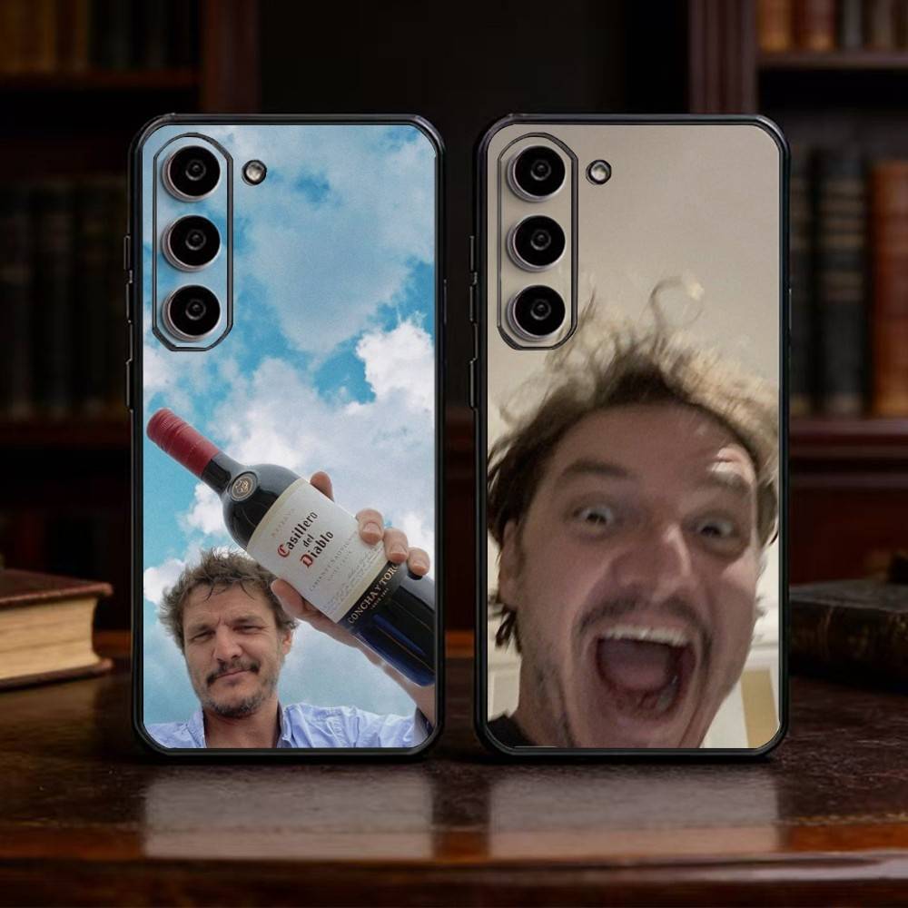 Pedro Pascal Phone Case For Samsung Galaxy A13,21s,22,31,32,52,53,71,72,73,Soft Black Cover