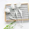 3D Fabric Flower Appliques Handmade Clothing Accessories Sweater Dress Sewing on Flower for Crafting Formal Costume