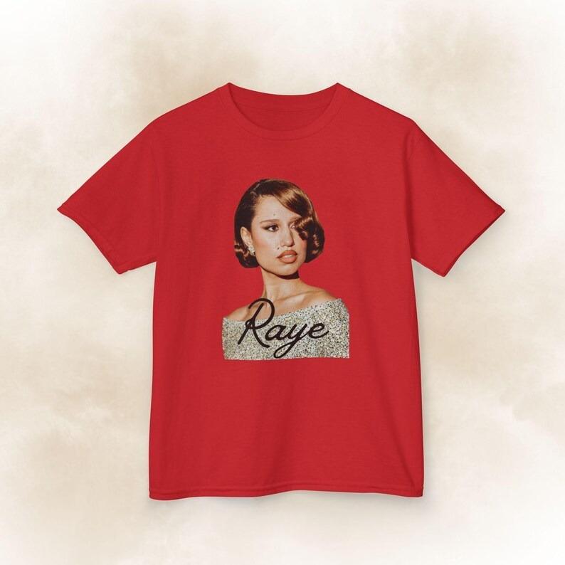 2026 Summer Fashion Trendy Tee Men Women Vintage Top Raye Tour T-shirt Cotton Hip Hop Streetwear Oversized Tshirt