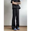 517 Herren Sommer Micro Flare Hose - High-End Drapierung, Handsome Rogue Silhouette Säbelhose