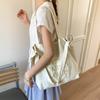 Casual Letters Shoulder Bag College Student Women's Handbag Simple Canvas Totes Bag  Shopping