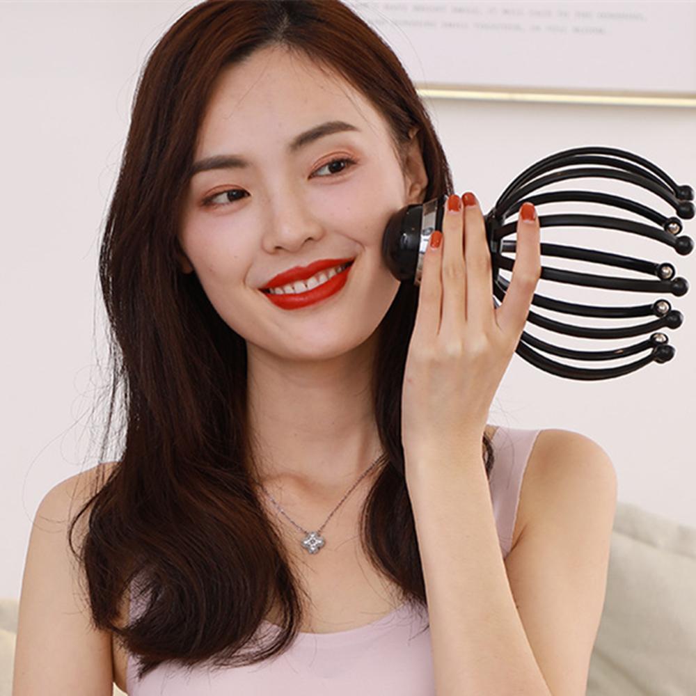 12 Claw Electric Head Massager Neck Massage Scalp Relax Calm Stress Relief USB