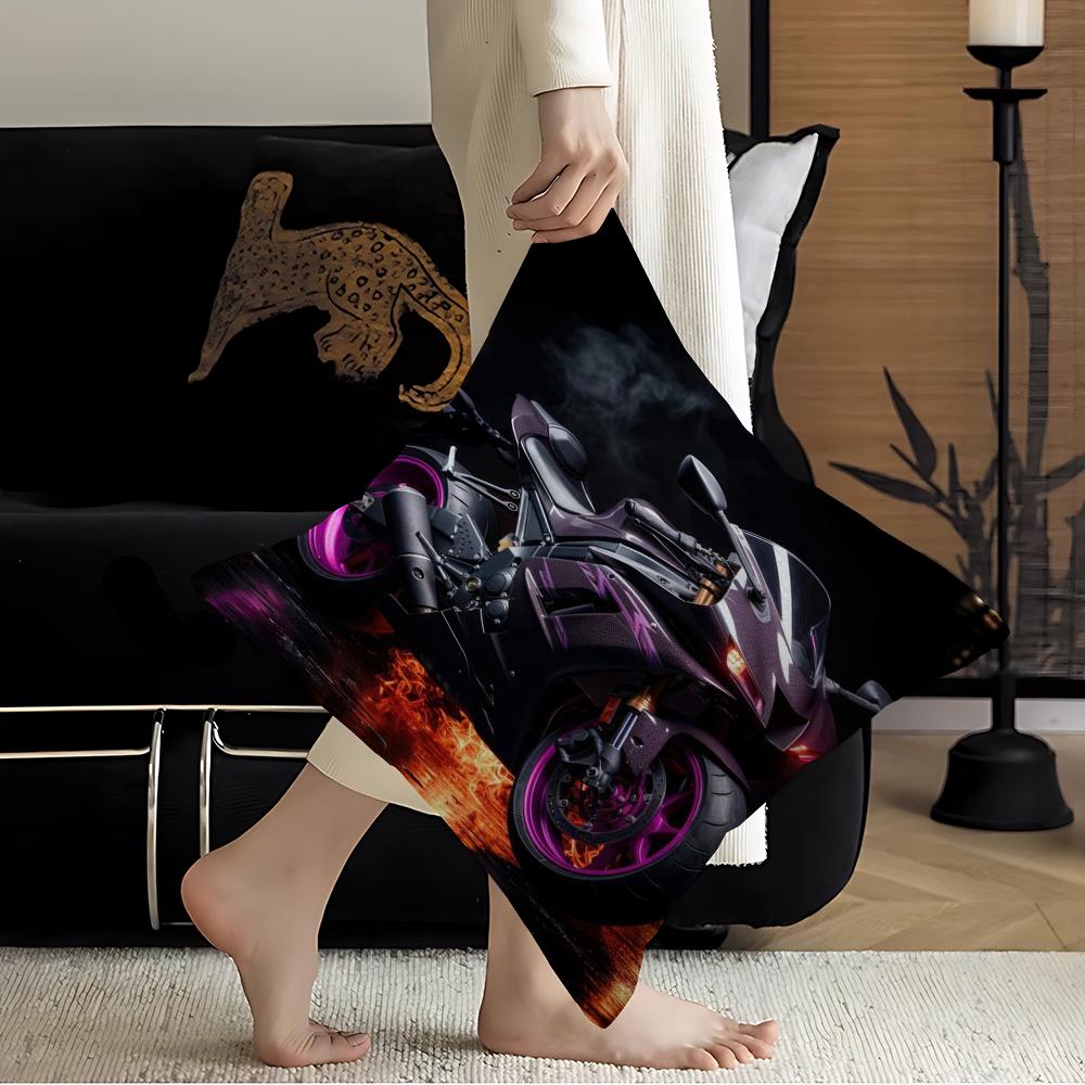 Modern Motorcycle Pillow Cover For Bedroom Room And Living Room Sofa Decorative Cushion Cover
