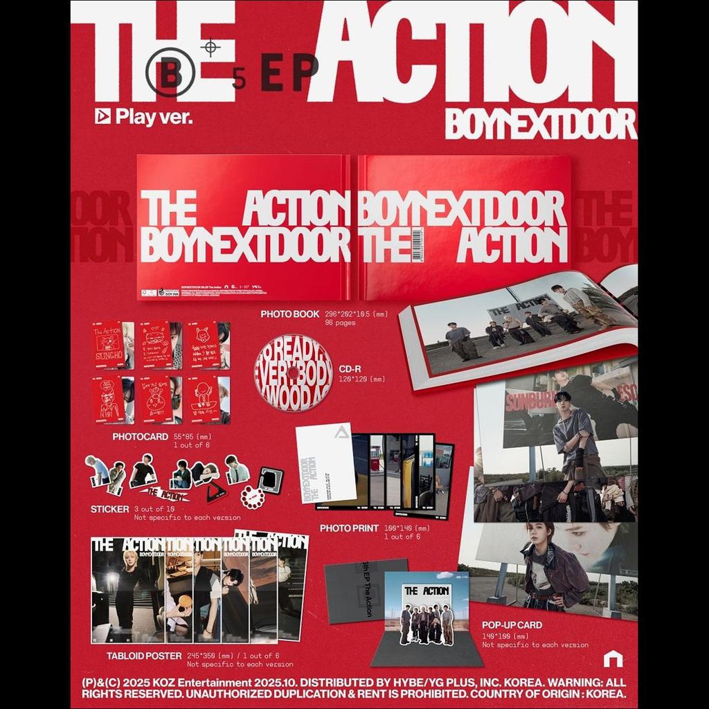 BOYNEXTDOOR [The Action] 5th EP Album + Free Gift