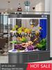 2024 New Radian Bullet Glass Fish Tank Living Room Home Hallway Partition Screens Change Water Aquarium