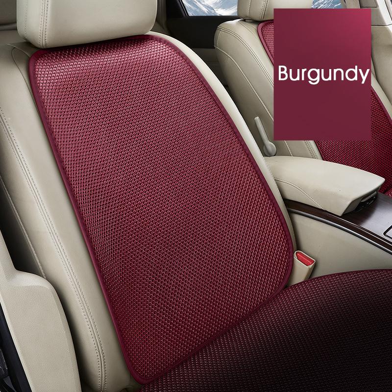 Coprisedile per Auto Estivo Traspirante Seta Ghiacciata Antiscivolo Protezione Sedile Auto Pad Universale per Uomo Donna Accessori Interni Auto