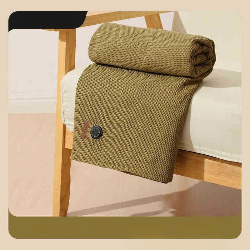 Waist Warming Abdomen Heating Pad Portable Heated Shawl USB Heated Graphene Warming Blanket Small Electric Heating Blanket зелёный
