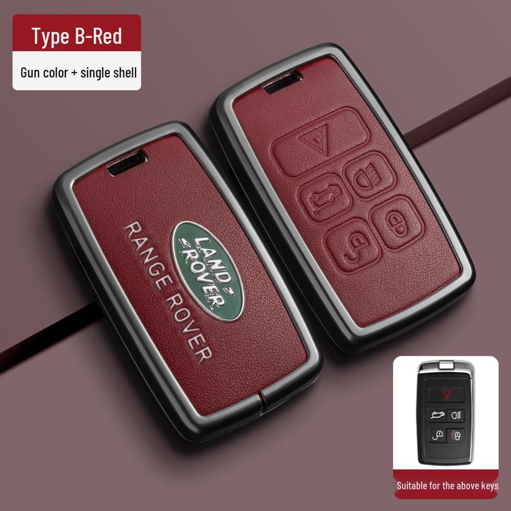 Land Rover Key Case for Range Rover Evoque, Defender, Velar, Discovery Sport, Discovery 5 - Lan Yun Buckle