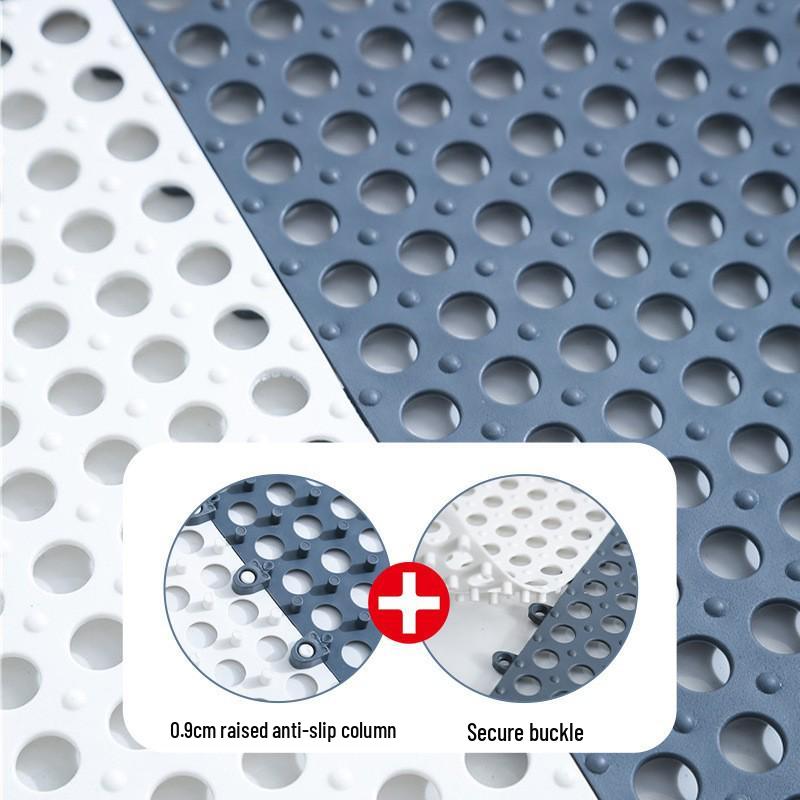 Csúszásgátló fürdőszobai szőnyeg – Zuhanyzóhoz és WC-hez lábtörlő vízelvezetéssel