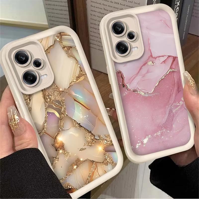 Luxury Golden Marble Pattern Phone Case For Redmi Note 13 12 Pro Plus 5G 13 12 Pro 4G 5G 11 10 Pro 12S 5G 11S 10S Redmi 13C 125G