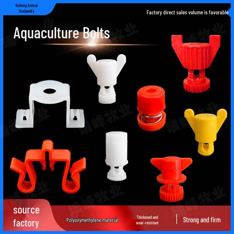 

Plastic Screws for Chicken Coop Fixing Clips & Adjustment Boards Feed Block Screws (50 pcs)