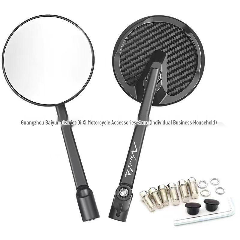 Carbon Fiber Texture Rearview Mirror for Ninebot Electric Scooter