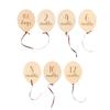 Monthly Balloons, Wooden Party Supplies, Photo Props, Toddlers, Boys,