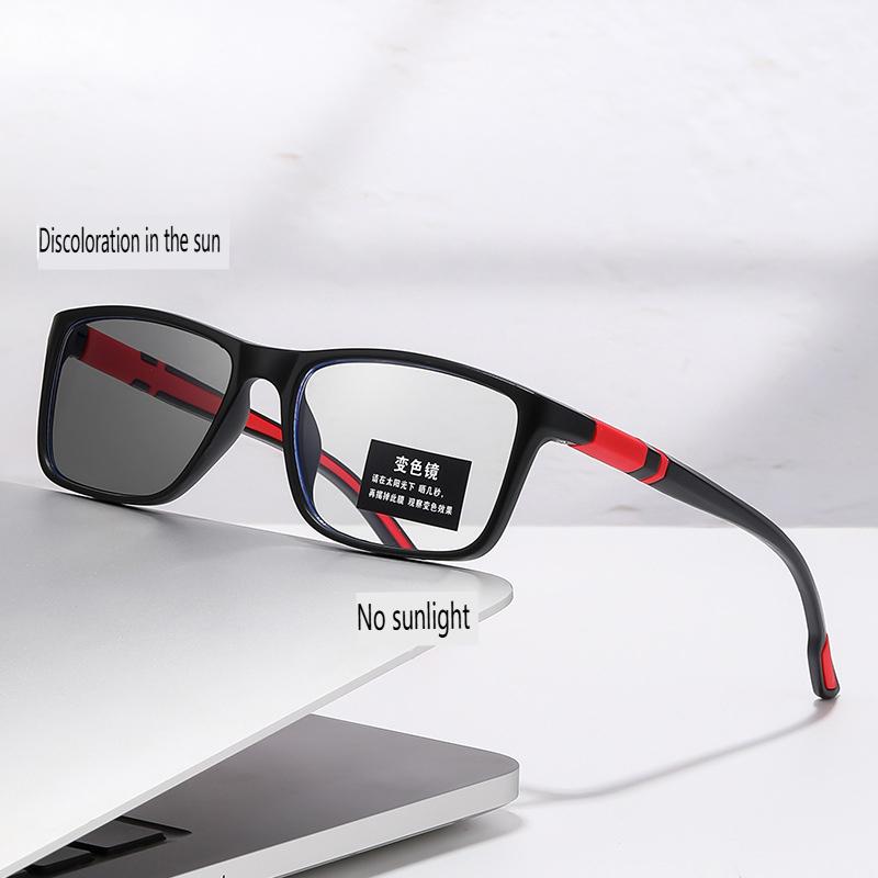 Fashion Photochromic Reading Glasses Men Presbyopia Hyperopia Sport Glasses Women Anti Blue Light Eyeglasses +1.0 +1.5 +2.0 +2.5
