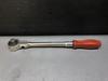 Snap-on F747A  3/8" Drive Swivel Round Head Red Old Hard Handle Ratchet