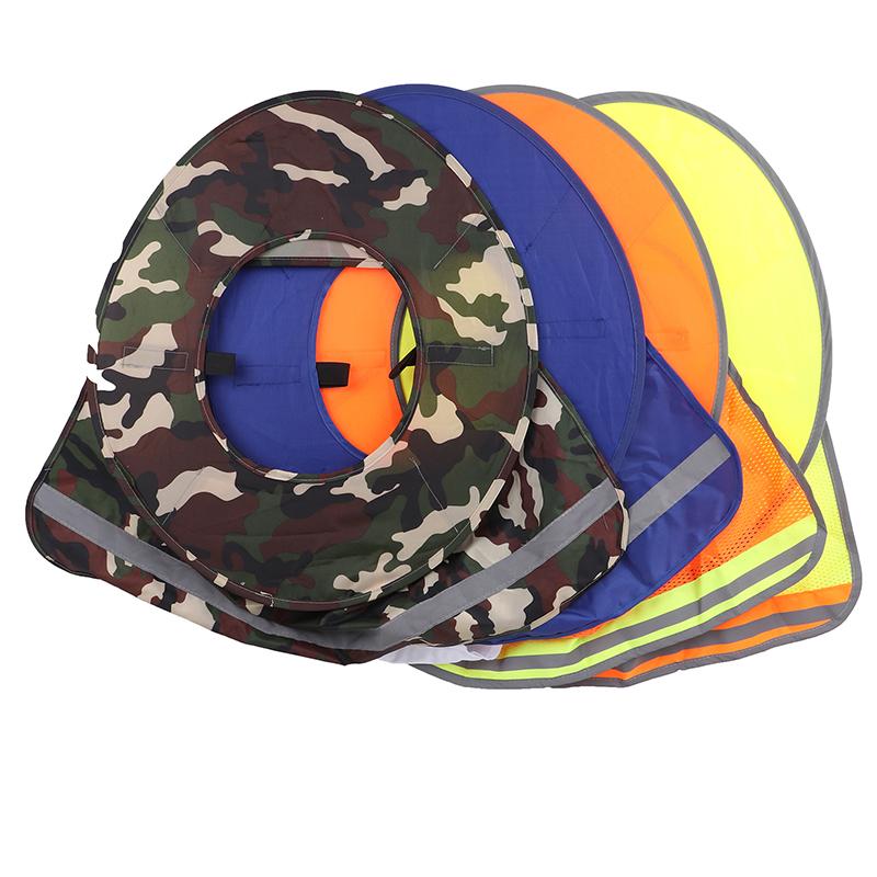 Sommer Sonnenschutz Sicherheit Schutzhelm Nackenschutz Helme Reflektierende Hutkrempe Reflektierende Kappenabdeckung Für Bauarbeiter