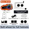 Q082X BT5.0 Wireless Motorcycle  Intercom Headset Noise Cancellation for 2 Riders Talk At The Same Time Within 1000M