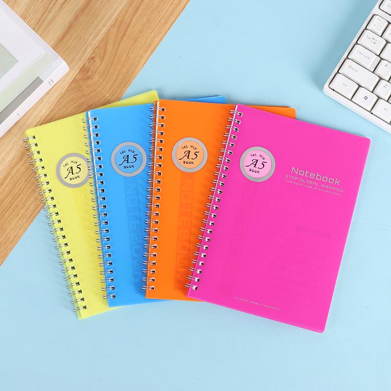 A5 Spiral Notebook: Thick Lined Loose-Leaf for Students & Office