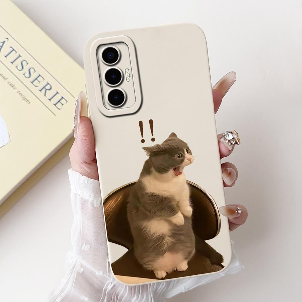For Tecno Pova 3 Case LF7n Silicone Cute Fashion Butterfly Flowers Love Funny Painted Cover For Techno Pova 3 Phone Case Bumper