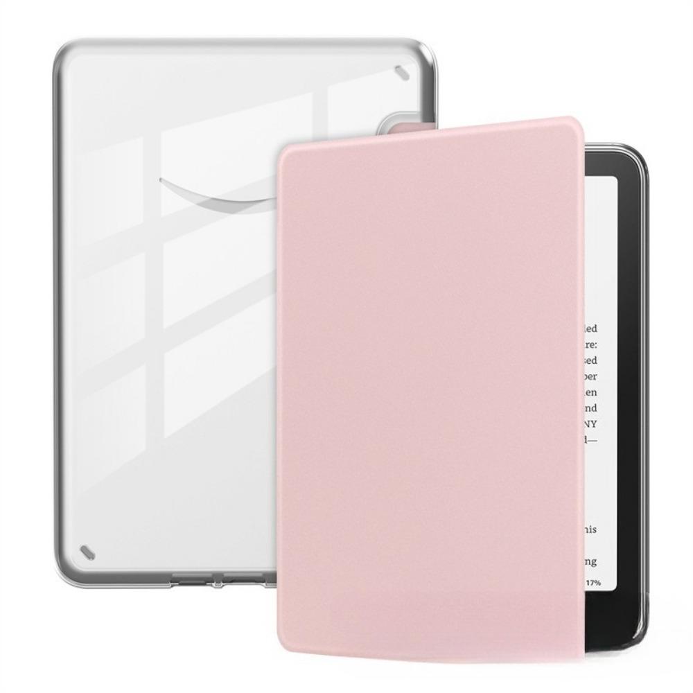 

Премиальный кожаный чехол для Kindle Paperwhite 6 5 4 3 издания 2024 года с акриловой крышкой Oasis Shell Paperwhite 12th 7 2024 розовый