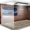 1/18 Acrylic Display Case for Diecast Cars with Illuminated Parking Scene