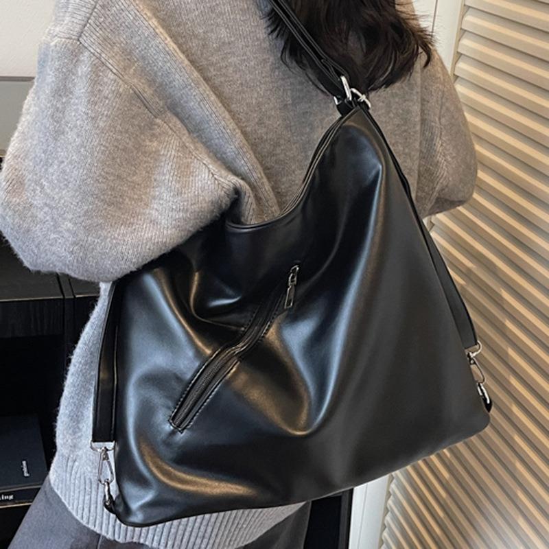 Retro large-capacity commuter backpack women's autumn new niche casual tote bag crossbody shoulder backpack
