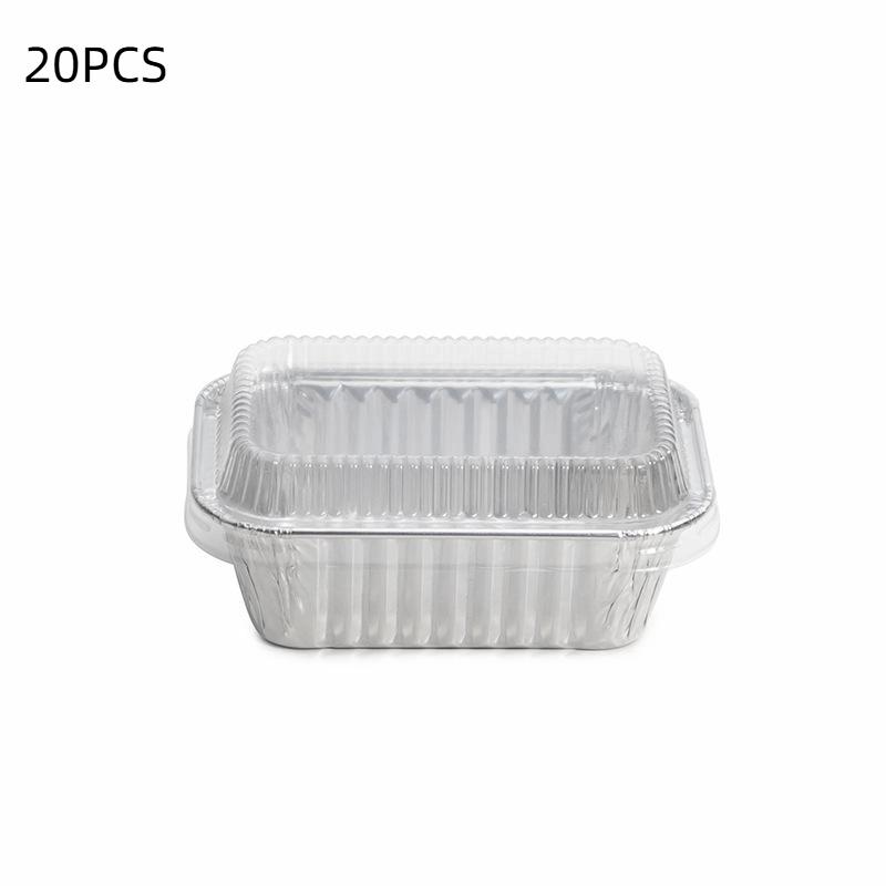 Aluminum Foil Baking Cups-Molded Style, 10 Pack Round Cake Cups with Cover for Birthday and Wedding Parties